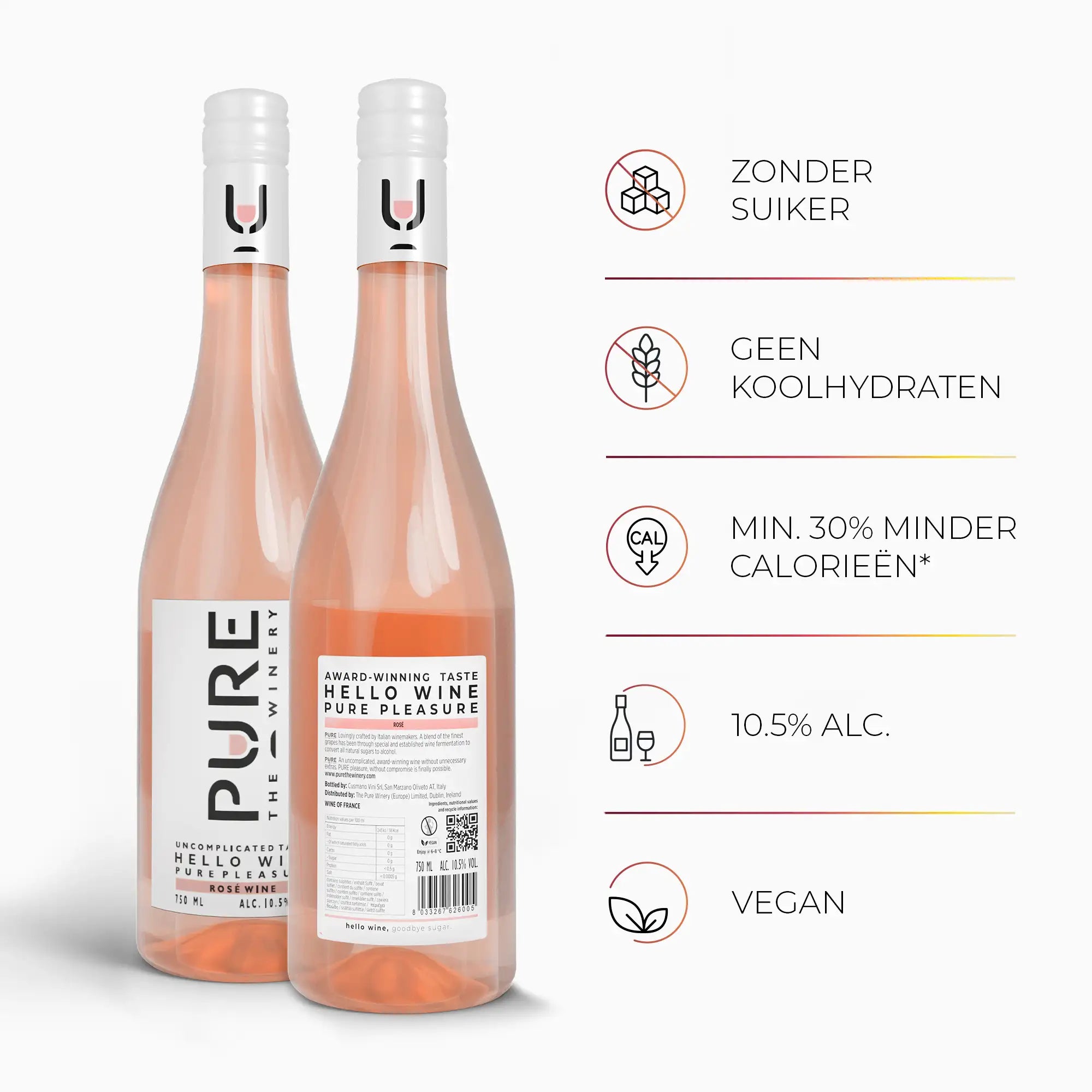 Zero Sugar Roséwein