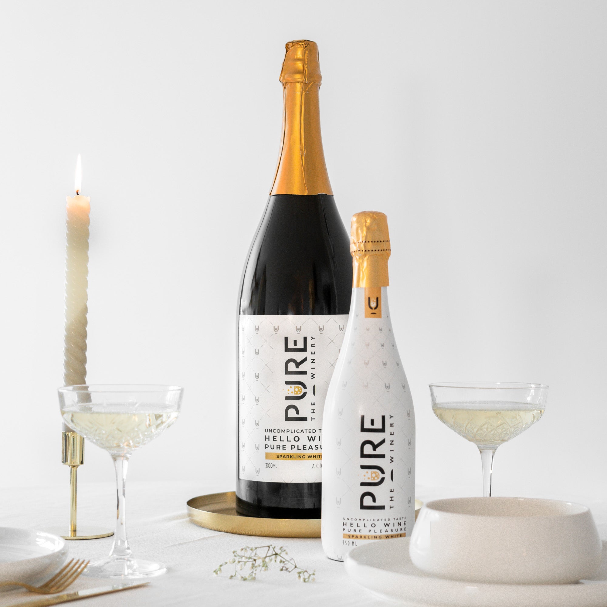 XXL (3L) Zero Sugar Schaumwein Weiß