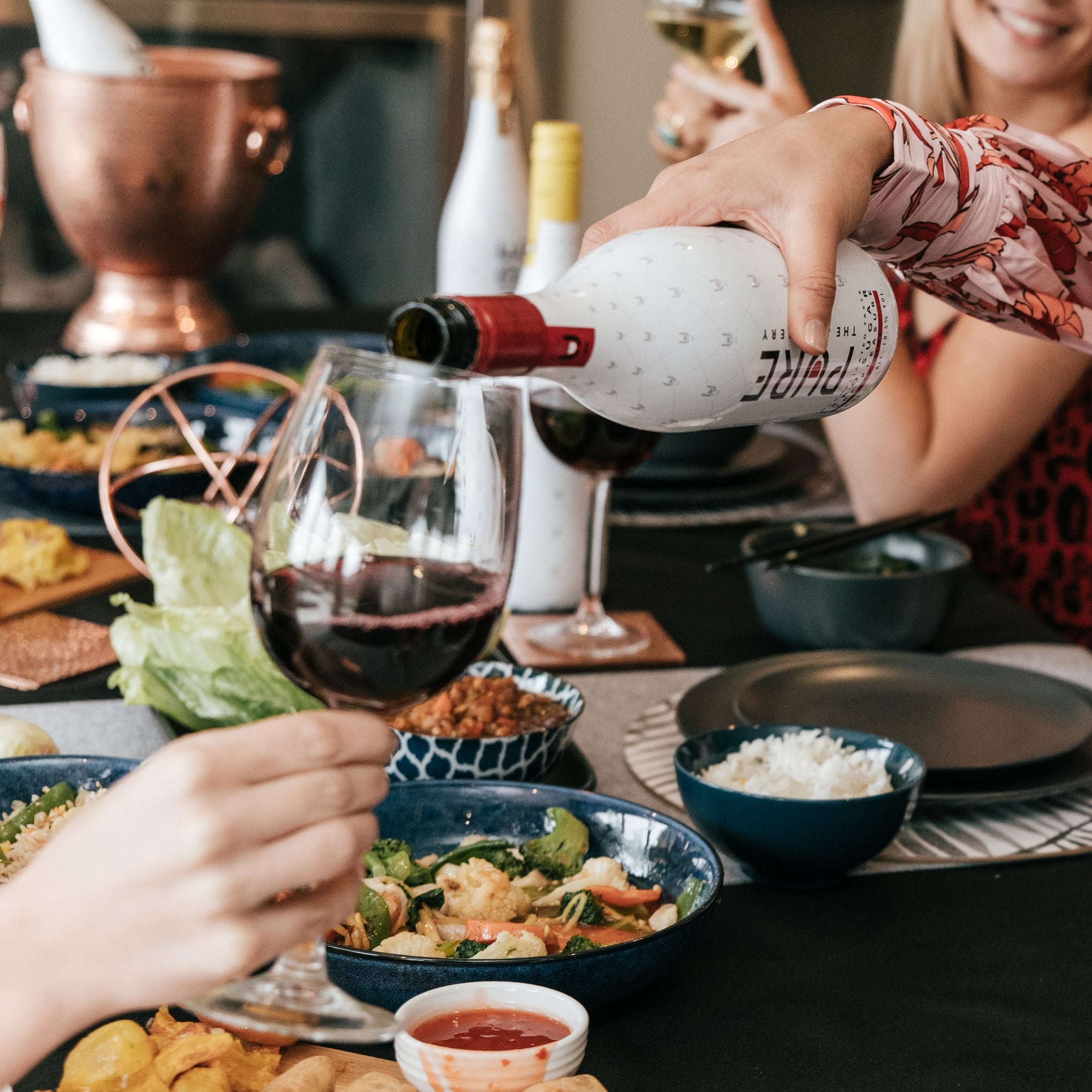 Zuckerfreier Rotwein