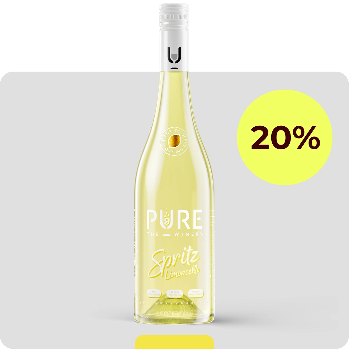 Zuckerfreier Limoncello Spritz