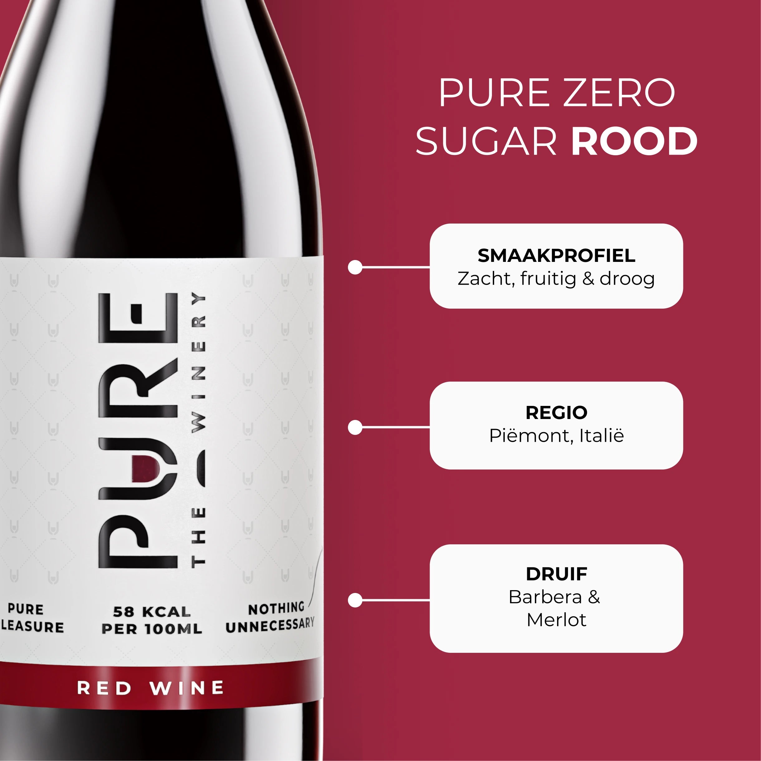 Zuckerfreier Rotwein
