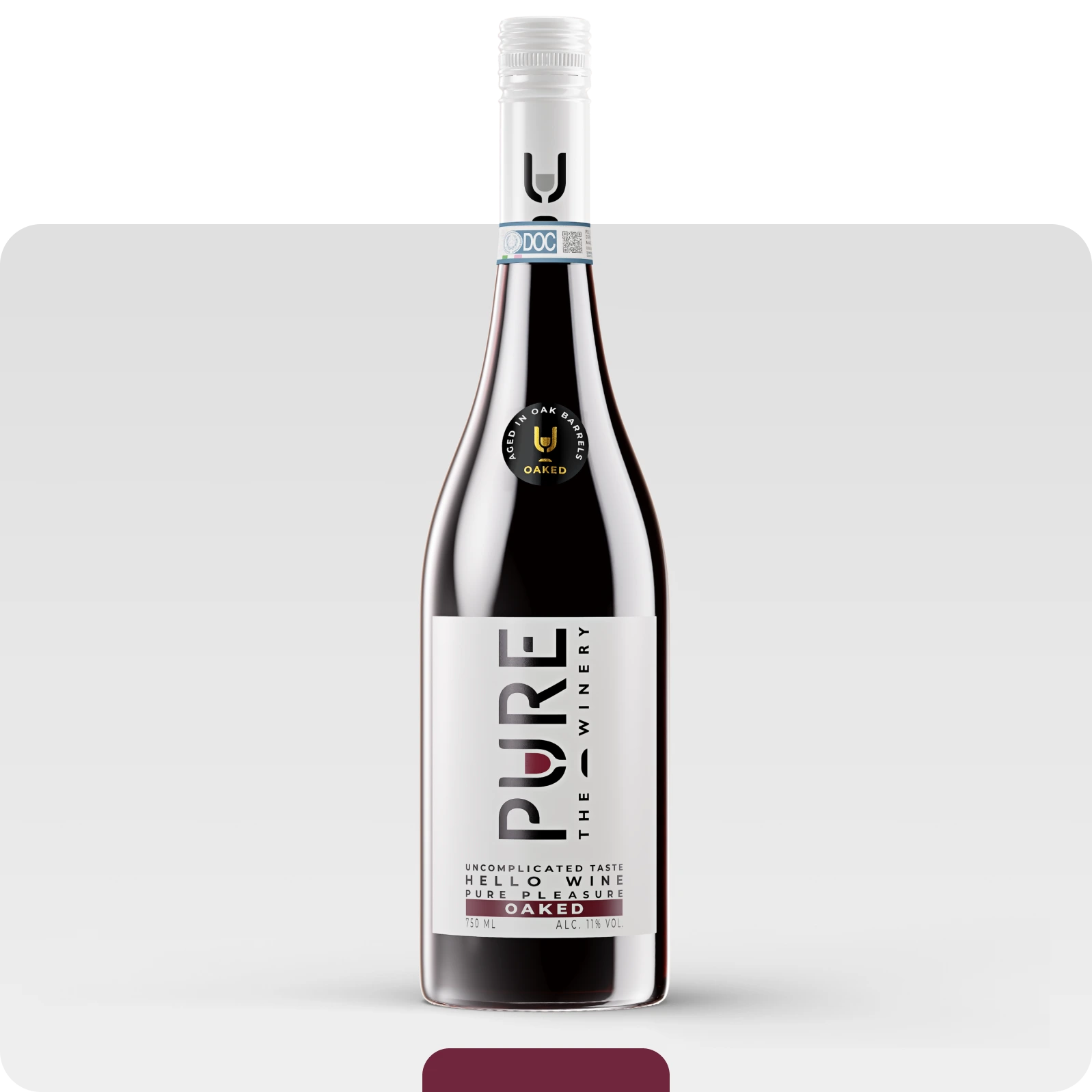 Zuckerfreier Oaked Rotwein