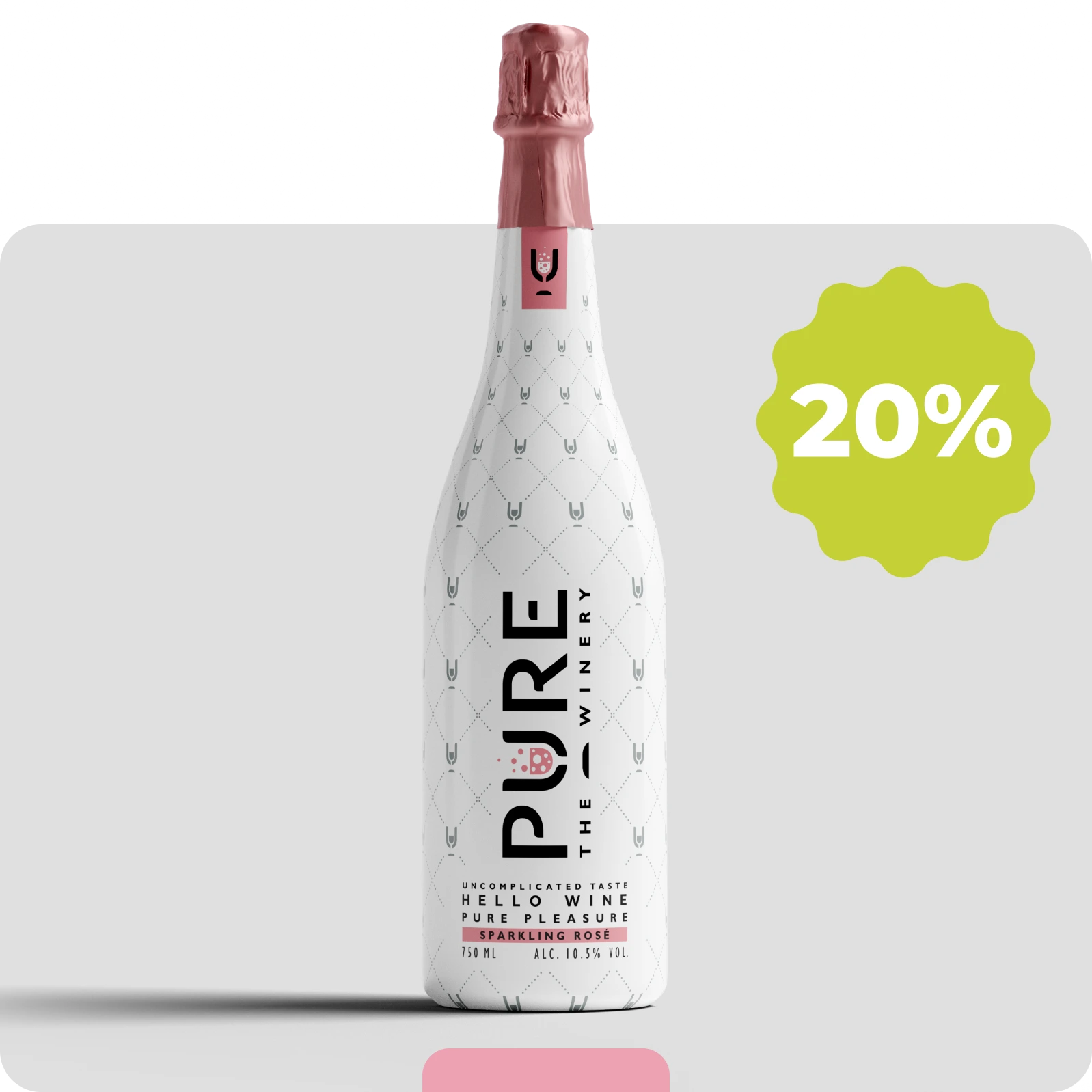 Zuckerfreier Schaumwein Rosé
