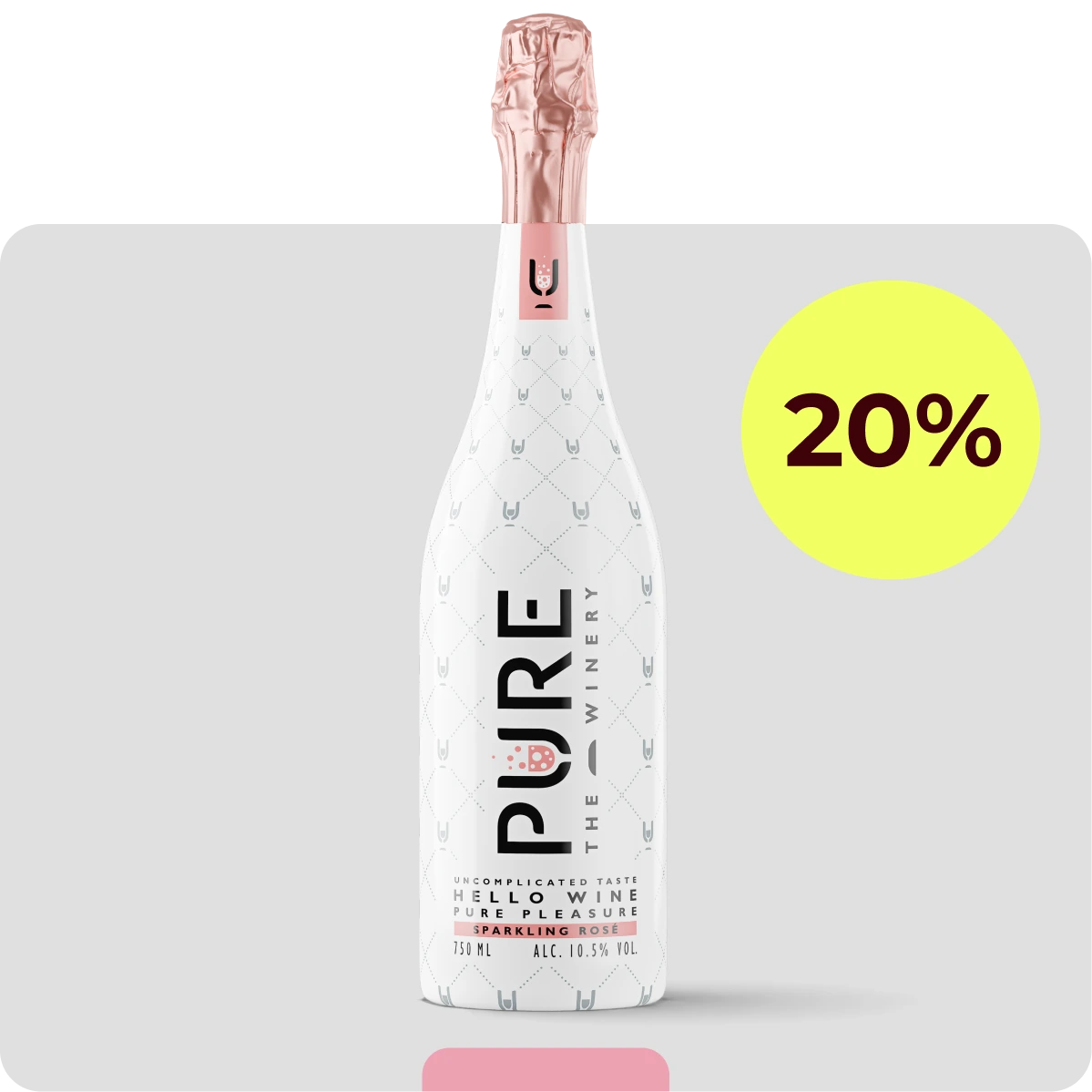Zuckerfreier Schaumwein Rosé