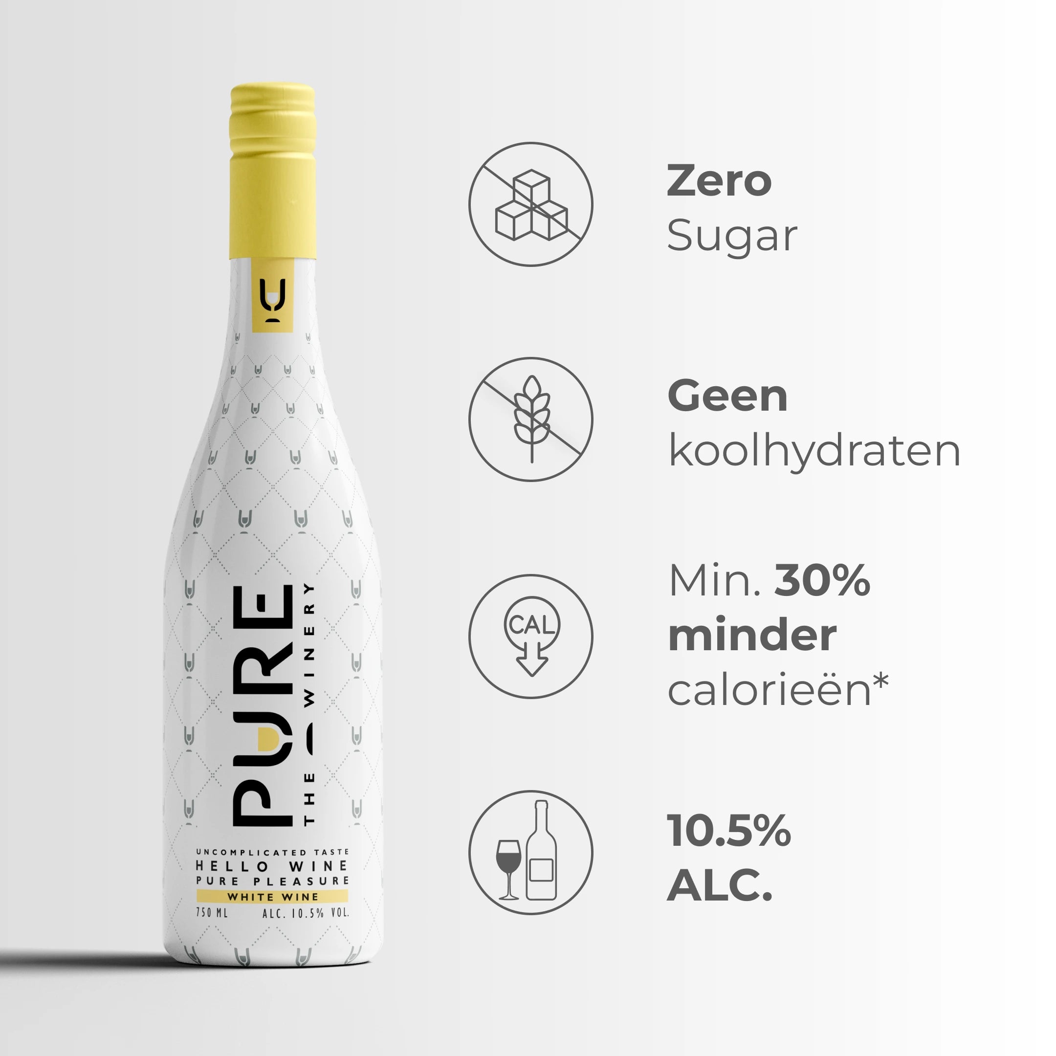 Zuckerfreier Weißwein